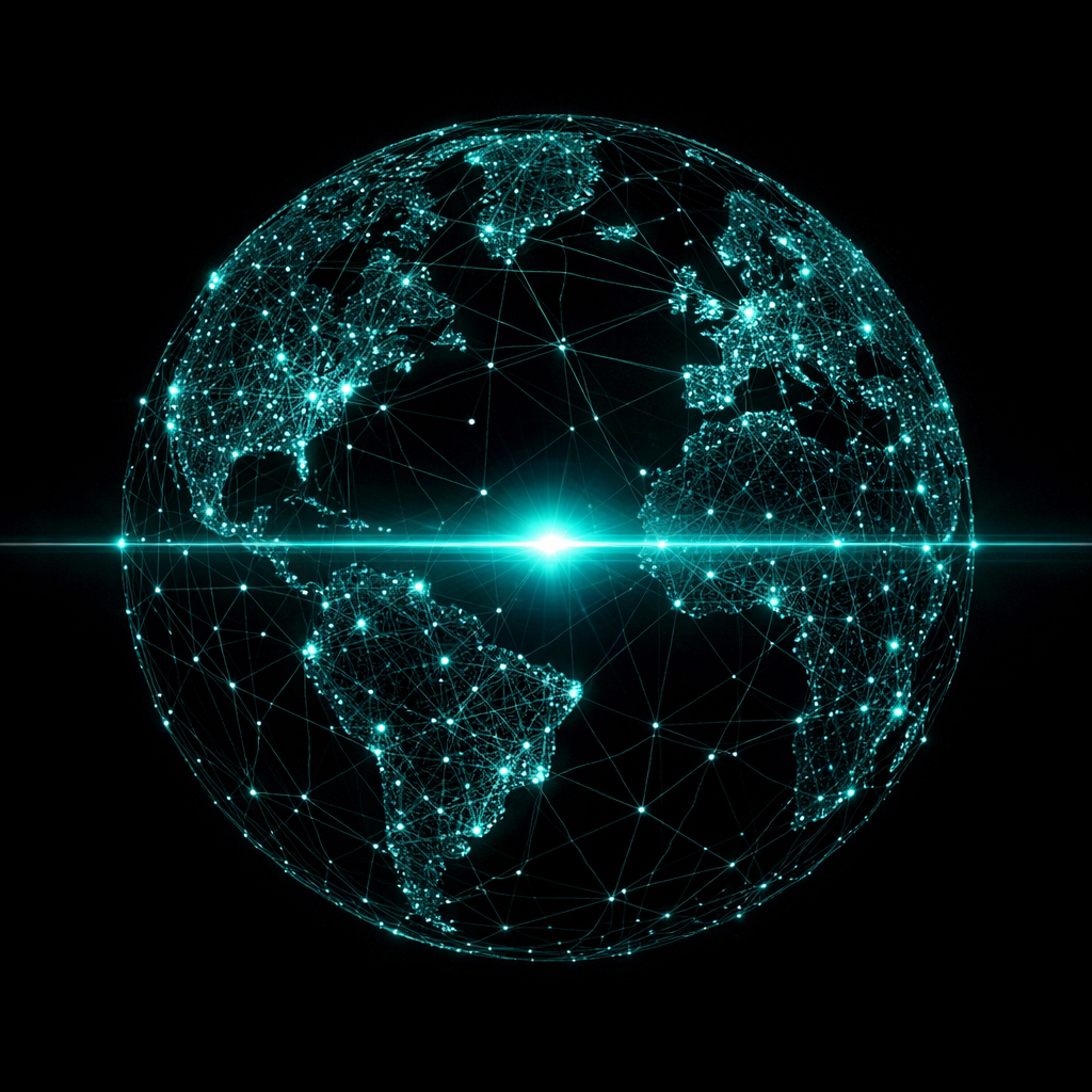 Global network visualization